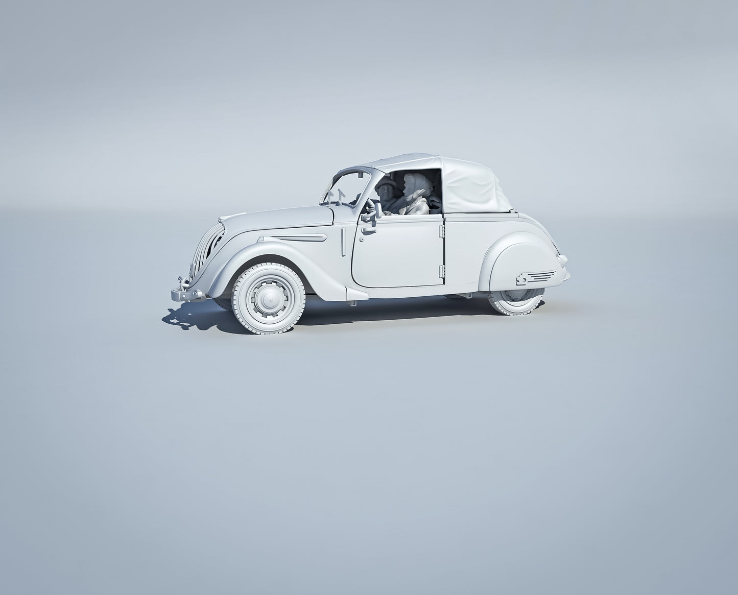 Peugeot 202 Cabriolet 1939 – Maquette Échelle 1/48 – War Models Kit