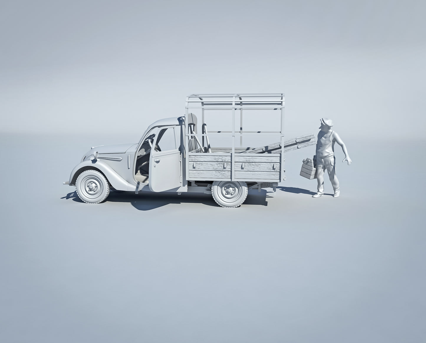 Peugeot 202 Pick Up 1938 – Maquette 1/48 – War Models Kit