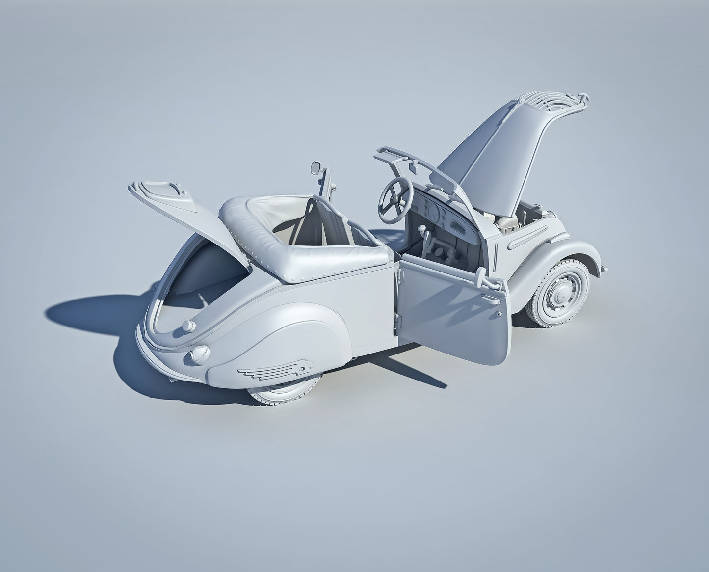 Peugeot 202 Cabriolet 1939 – Maquette Échelle 1/48 – War Models Kit