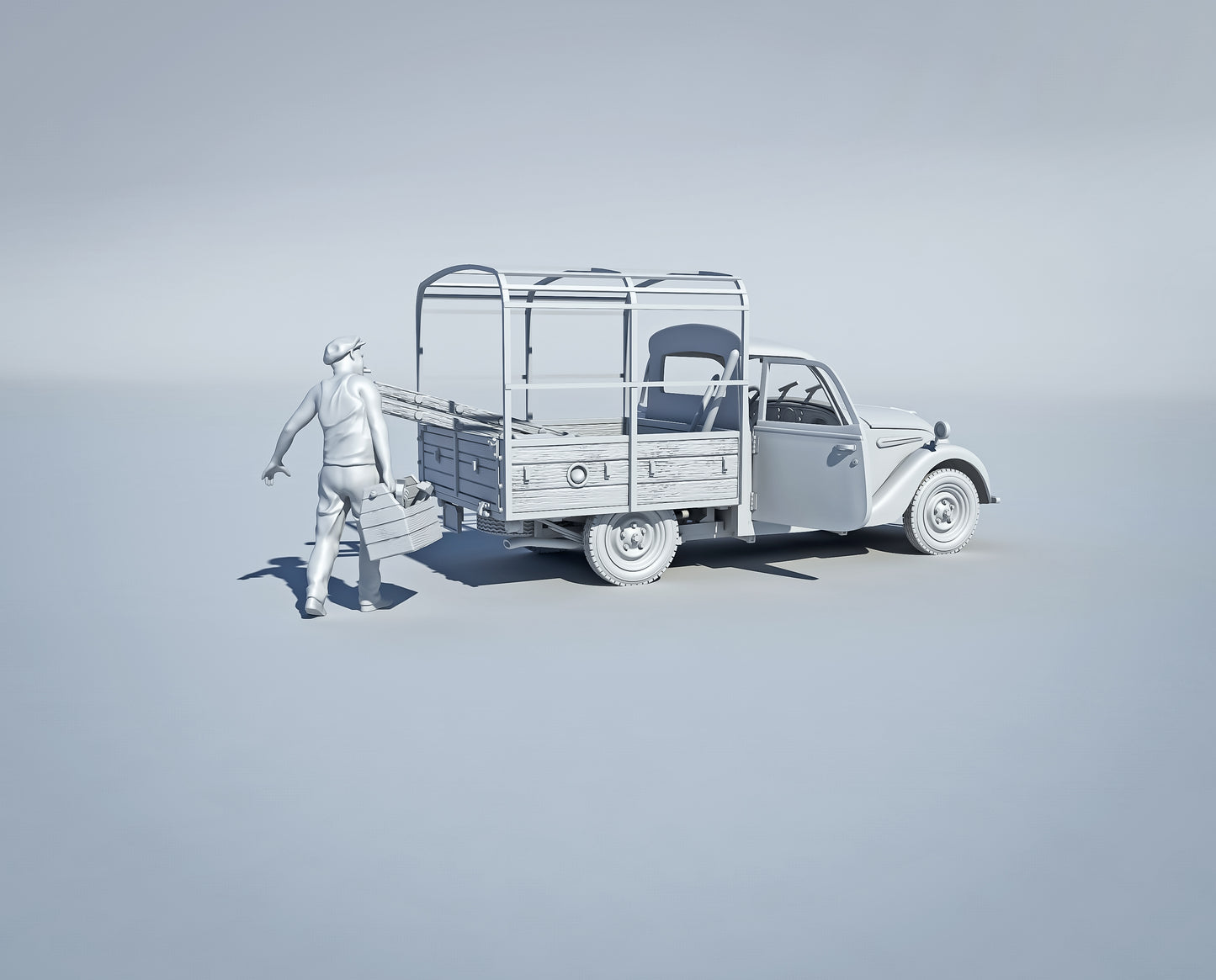 Peugeot 202 Pick Up 1938 – Maquette 1/48 – War Models Kit