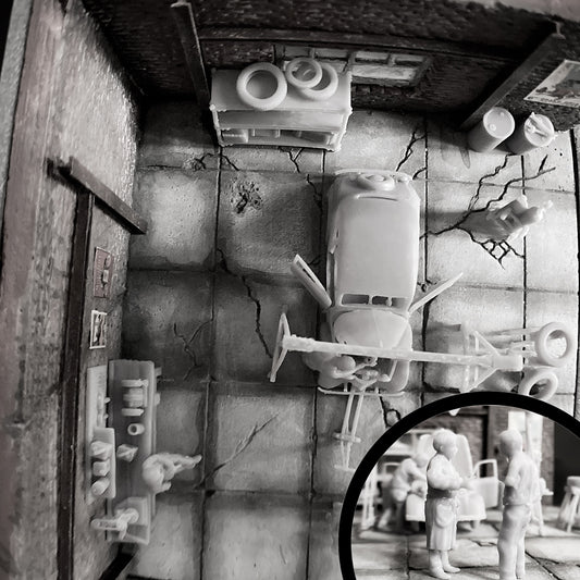 Garage Ende der 1930er Jahre