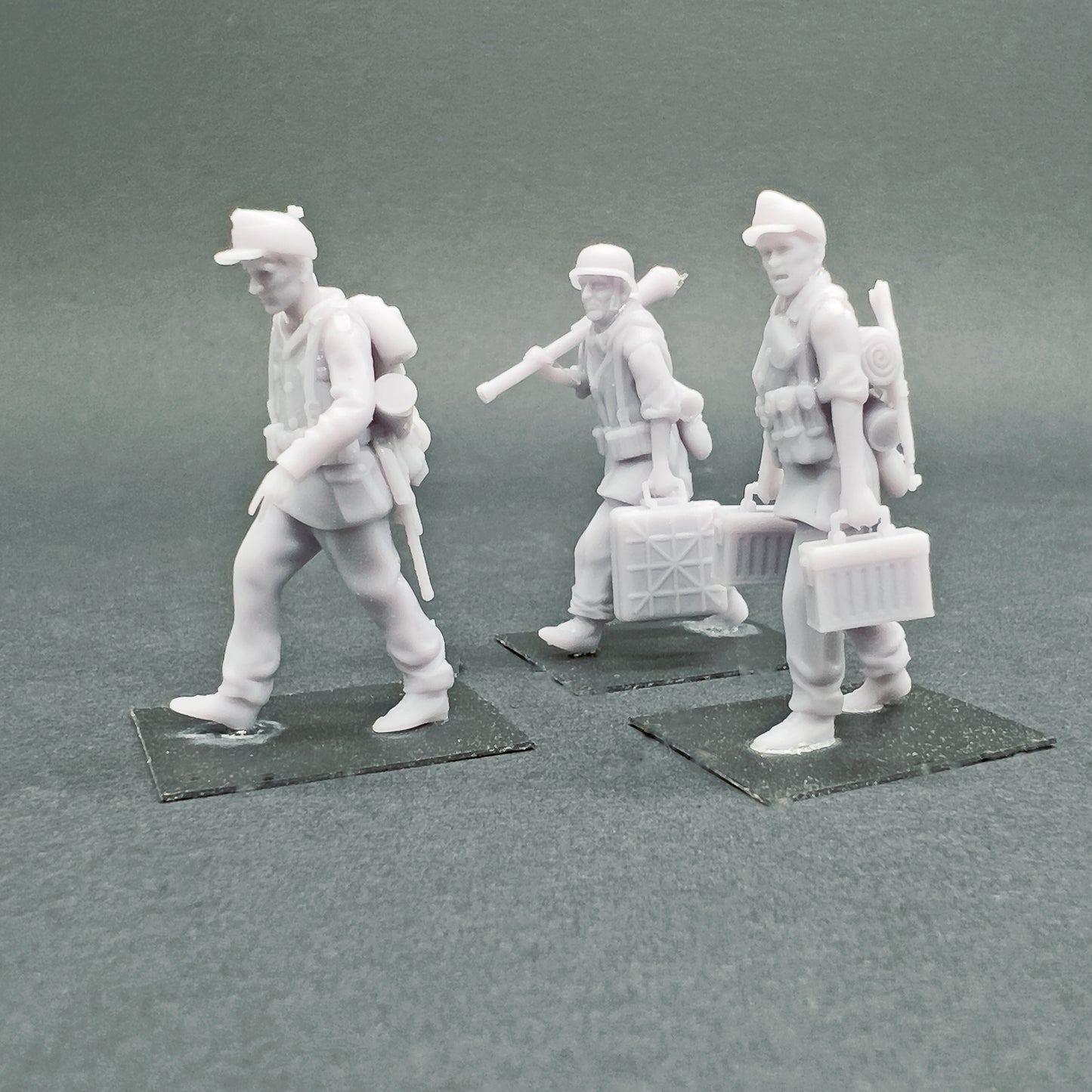 1/72 Figurines Allemandes - Colonne en marche - Set 01