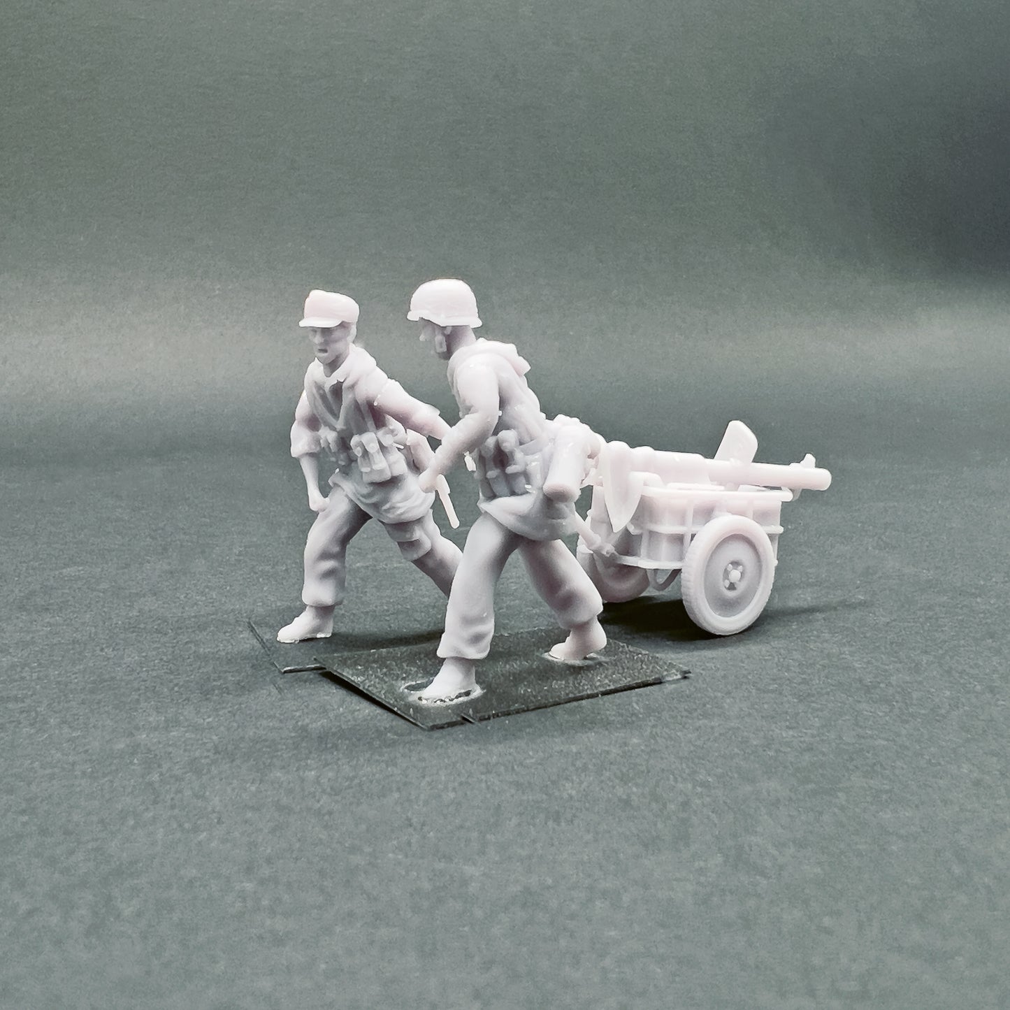 Figurines allemandes à vélo - 1/72 – Colonne en marche - Set 02 - War Models Kit
