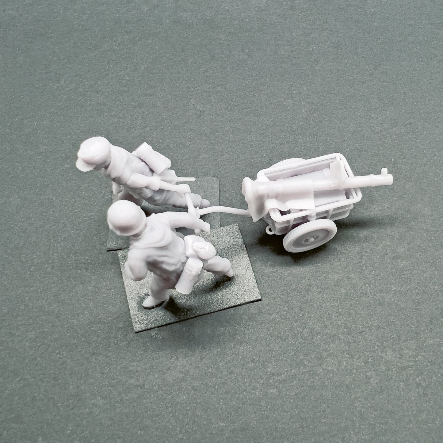 Figurines allemandes à vélo - 1/72 – Colonne en marche - Set 02 - War Models Kit