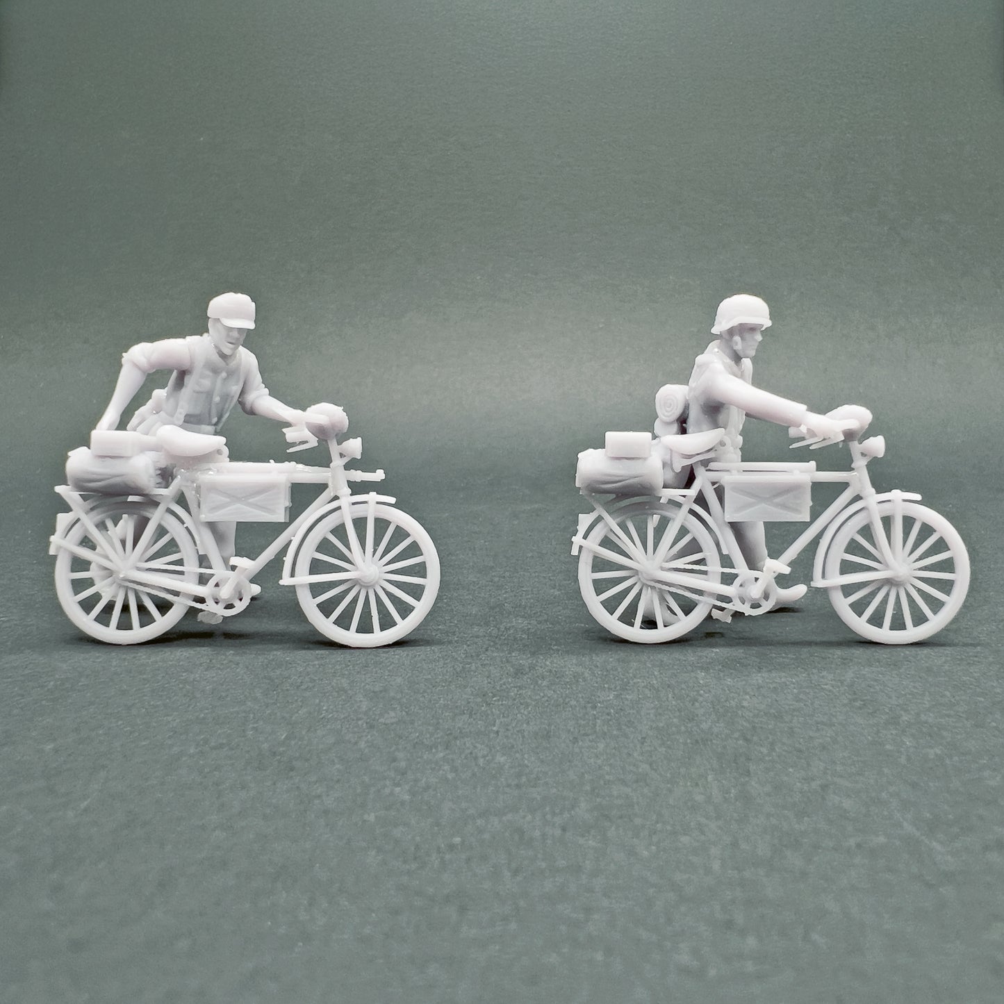 Figurines allemandes à vélo - 1/72 – Colonne en marche - Set 02 - War Models Kit