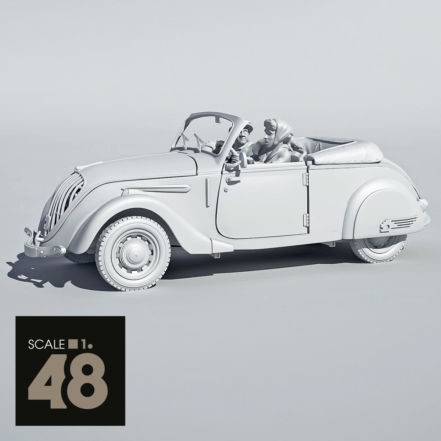 Peugeot 202 Cabriolet 1939 – Maquette Échelle 1/48 – War Models Kit