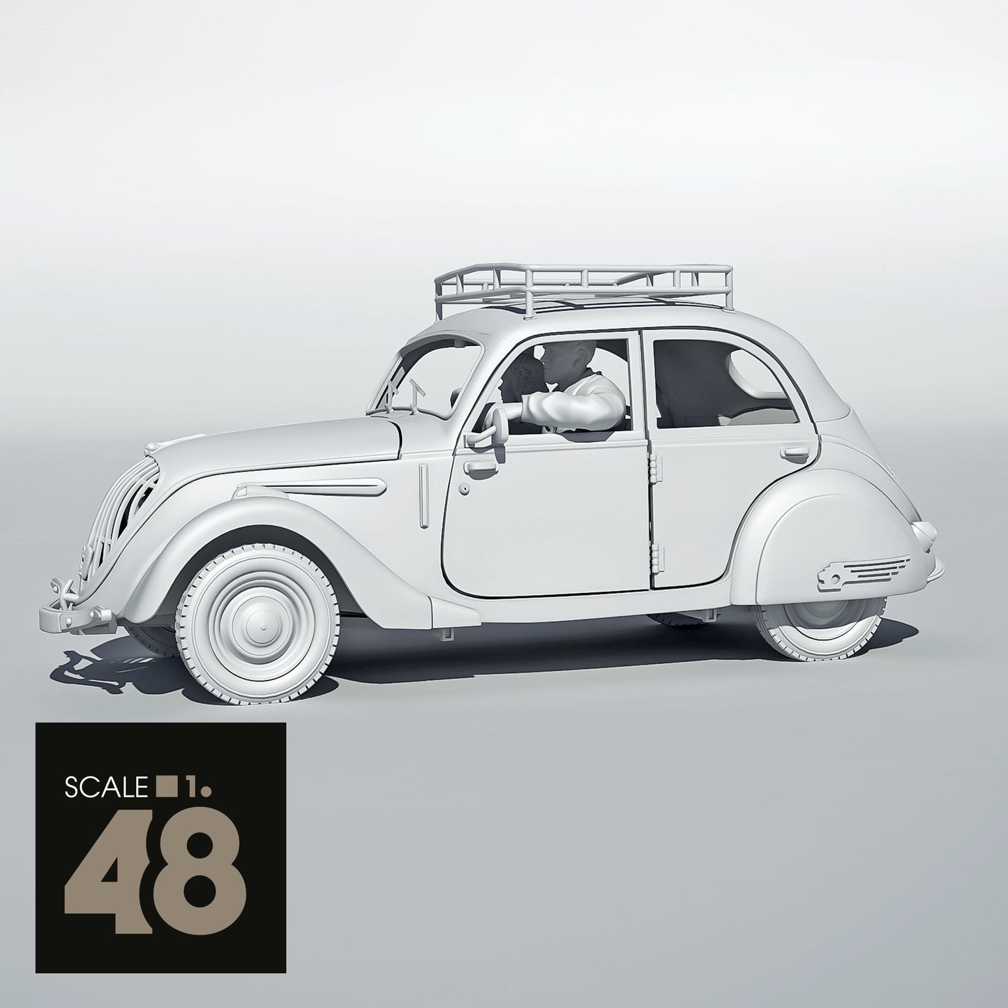 Peugeot 202 Berline 1938 – Maquette 1/48 (War Models Kit)