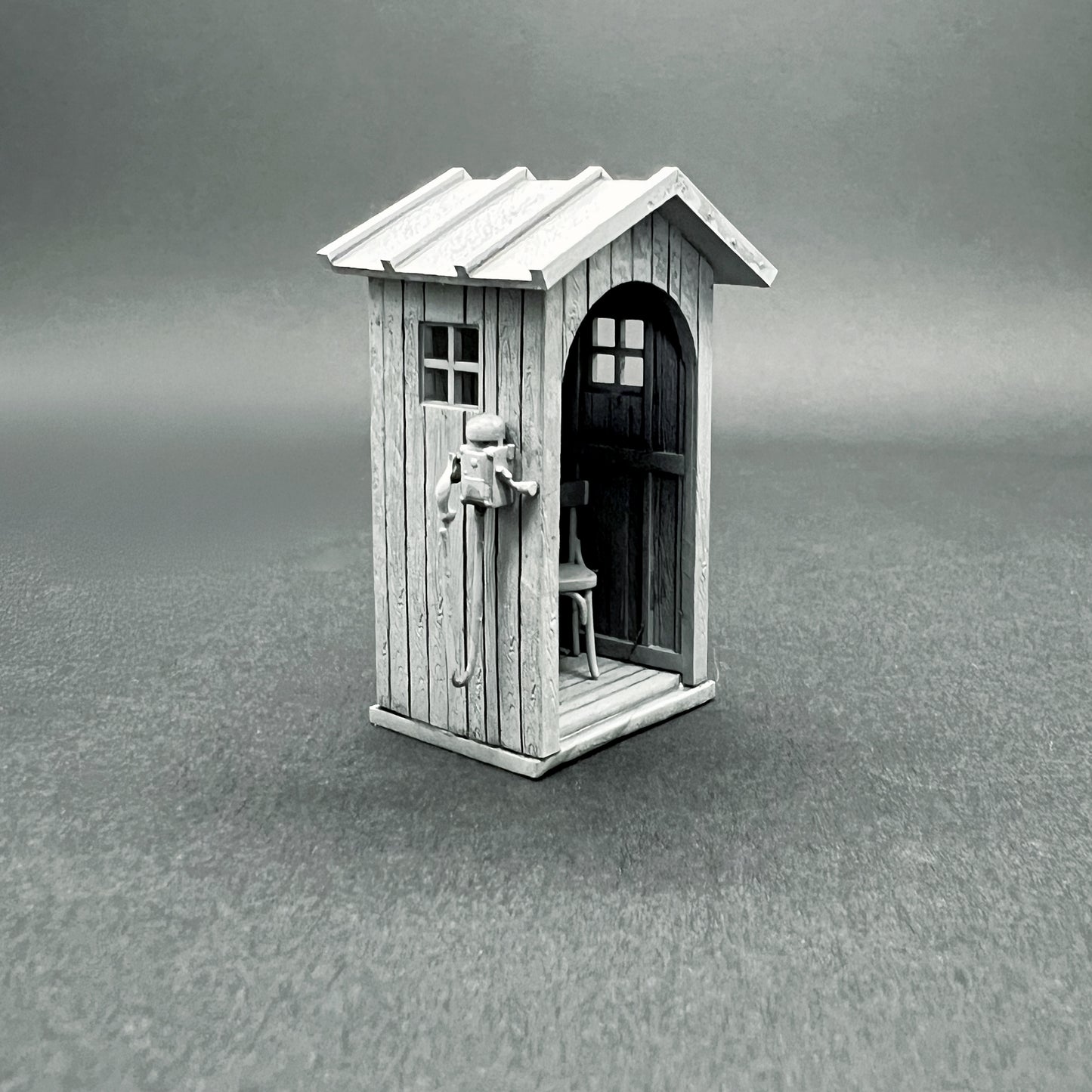 Accessoire diorama "Check Point" 1/72 Maquette 25 mm War Models Kit