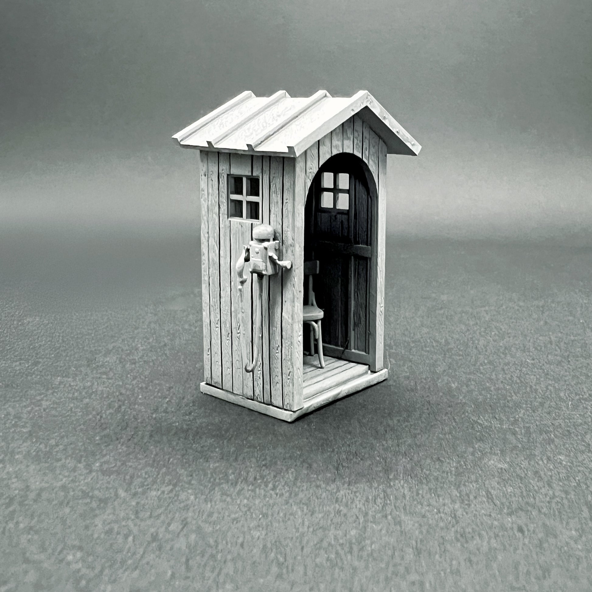 Accessoire diorama "Check Point" 1/72 Maquette 25 mm War Models Kit