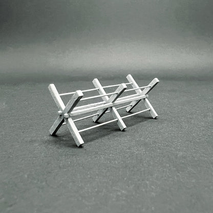 Accessoire diorama "Check Point" 1/72 Maquette 25 mm War Models Kit