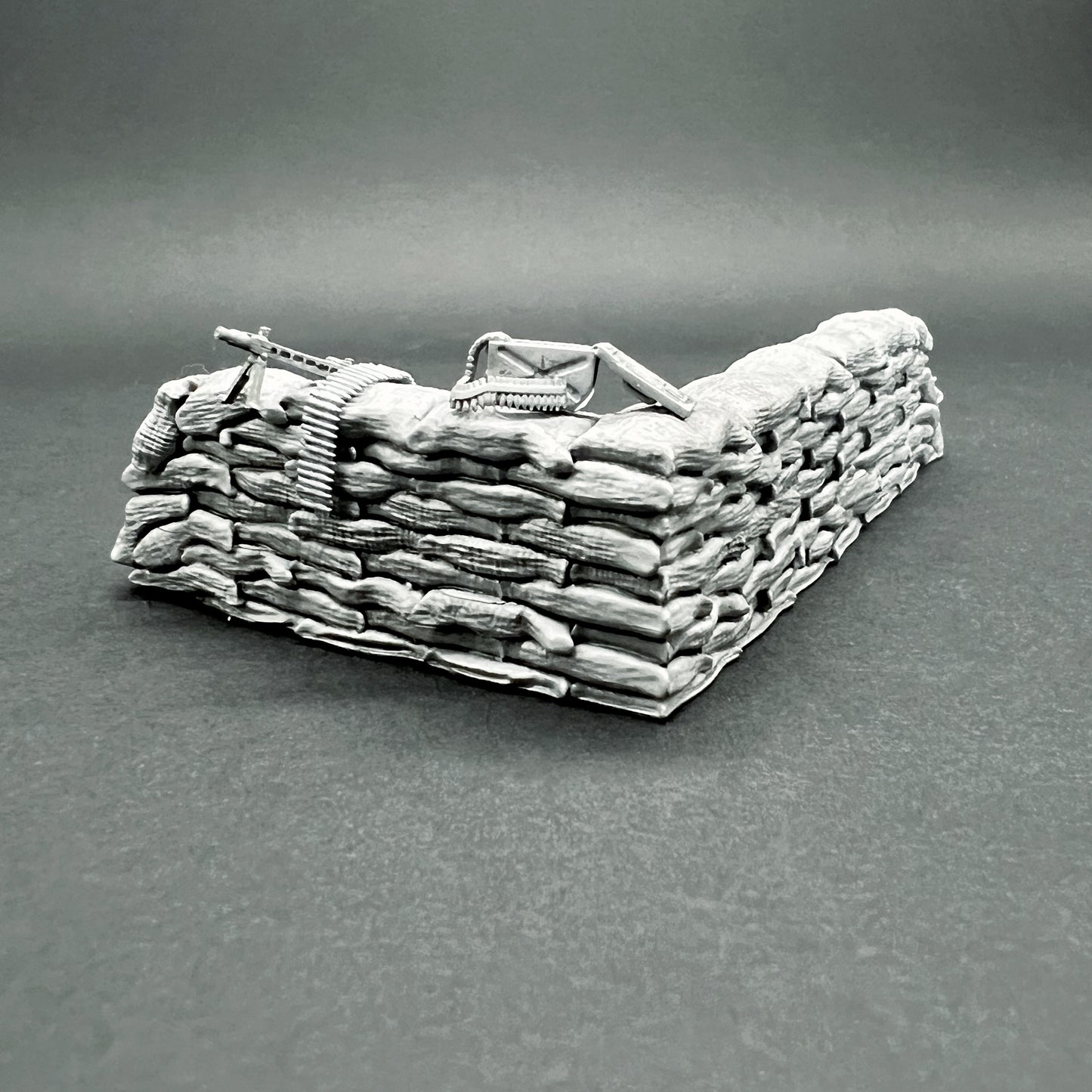 Accessoire diorama "Check Point" 1/72 Maquette 25 mm War Models Kit