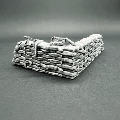 Accessoire diorama "Check Point" 1/72 Maquette 25 mm War Models Kit