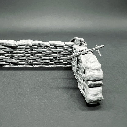 Accessoire diorama "Check Point" 1/72 Maquette 25 mm War Models Kit