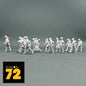 1/72 Figurines Allemandes - Colonne en marche - Set 01