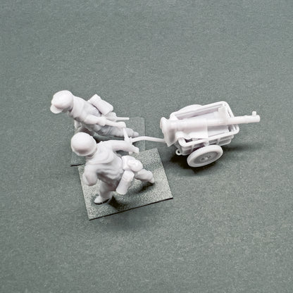 Figurines allemandes à vélo - 1/72 – Colonne en marche - Set 02 - War Models Kit