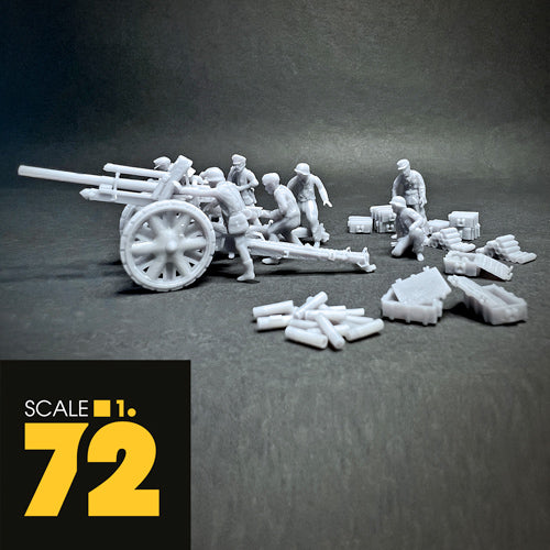 Wehrmacht artillery in action – WWII