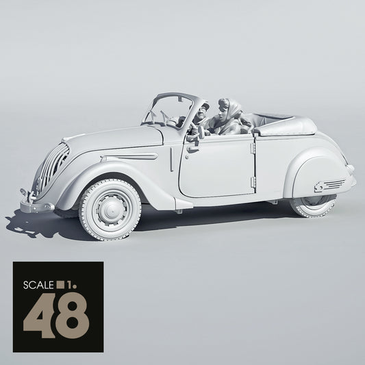 Peugeot 202 Cabriolet 1939 – Maquette Échelle 1/48 – War Models Kit