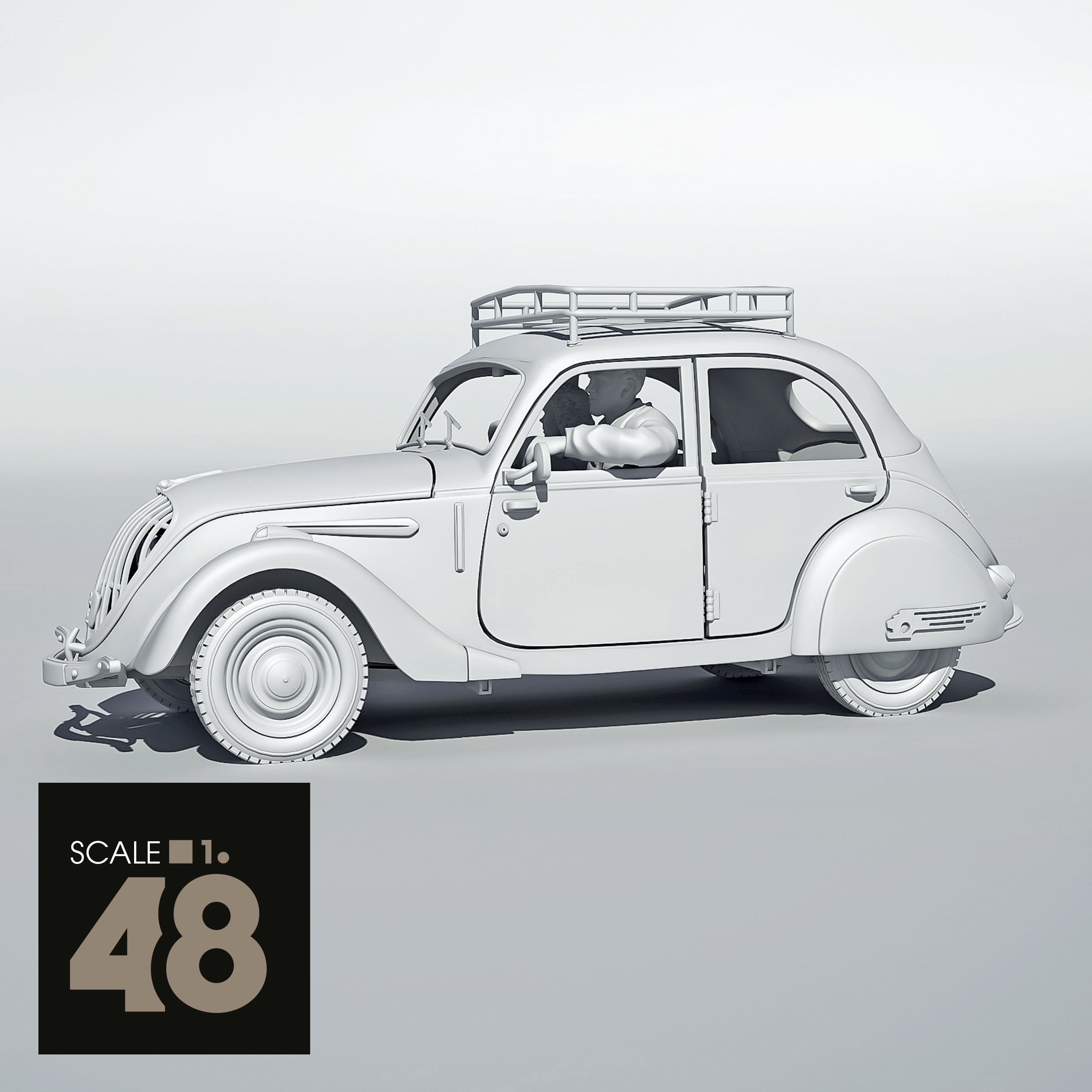 202 Models Peugeot 202 Saloon 1938 – 1/48 Scale Model – War Models Kit